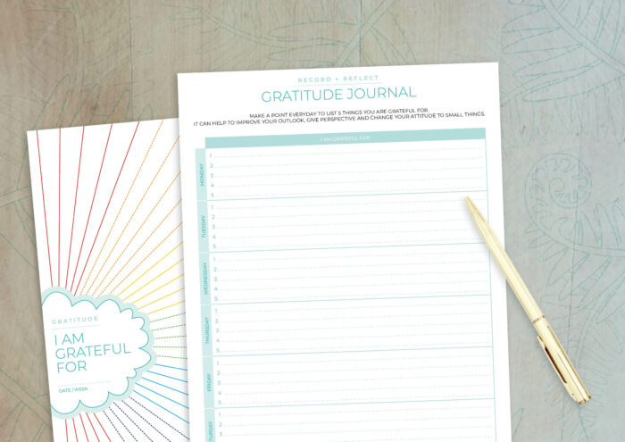 Gratitude Journal Printable Download