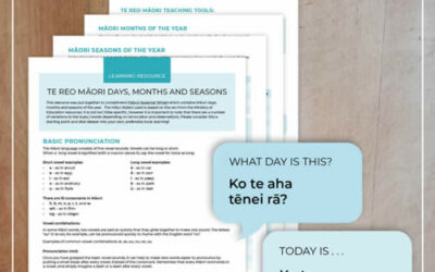 Te reo Maori Seasons, Months & Days