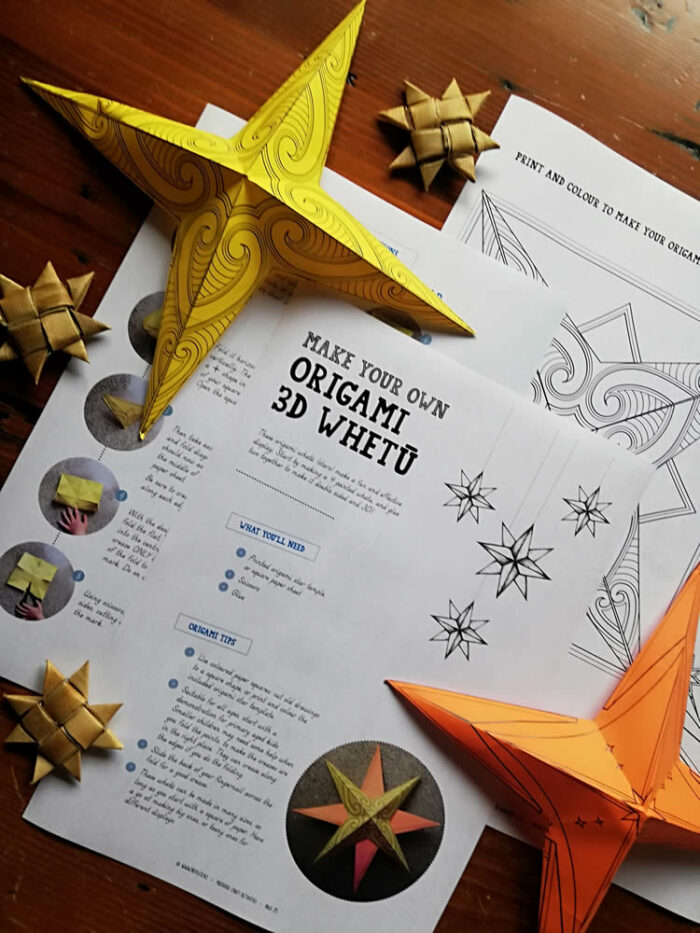 make matariki origami star